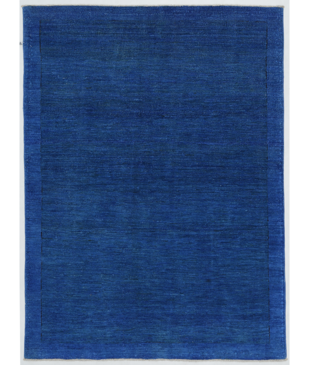 Hand Knotted Overdye Wool Rug 4'  9" x 6'  5" - No. AT15089