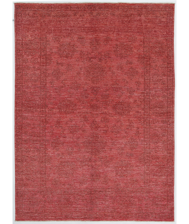 Hand Knotted Overdye Wool Rug 5'  8" x 7'  8" - No. AT87369