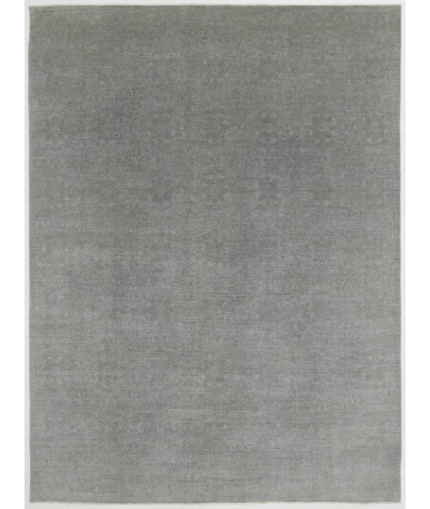 Hand Knotted Overdye Wool Rug 8'  8" x 11'  8" - No. AT81109