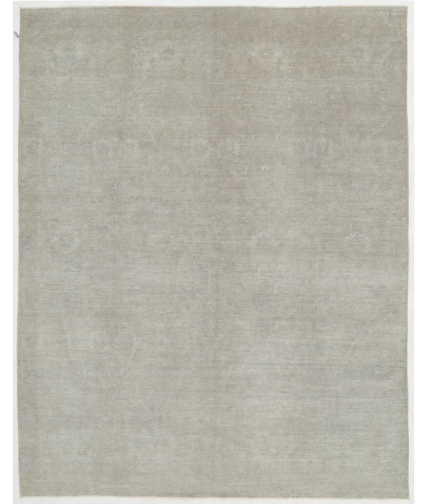 Hand Knotted Overdye Wool Rug 7'  8" x 9'  10" - No. AT73982