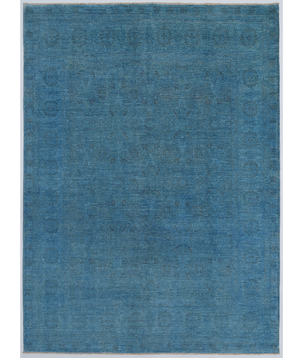 Hand Knotted Overdye Wool Rug 6'  3" x 8'  5" - No. AT53632
