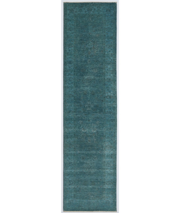 Hand Knotted Overdye Wool Rug 2'  6" x 10'  0" - No. AT62367
