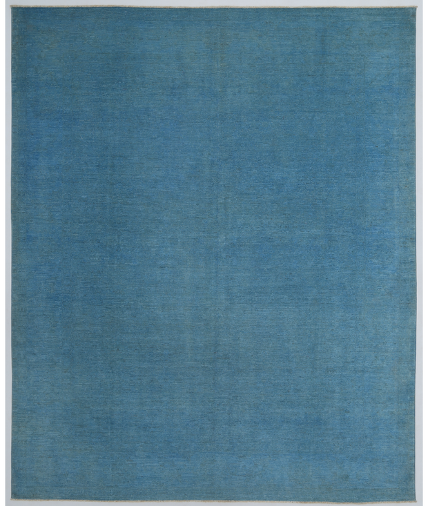 Hand Knotted Overdye Wool Rug 8'  3" x 9'  10" - No. AT97454