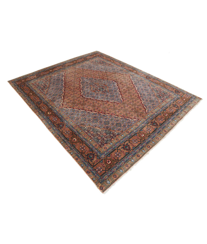 Afghan Bijar Rug 6' 4" x 7' 9" Hand-Knotted | No. AT71796