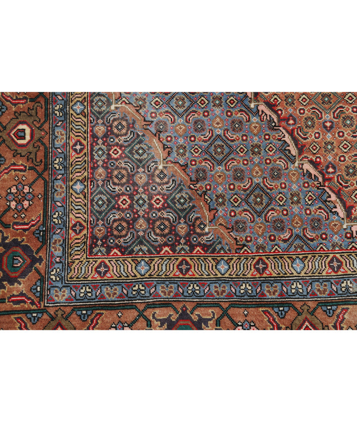 Afghan Bijar Rug 6' 4" x 7' 9" Hand-Knotted | No. AT71796