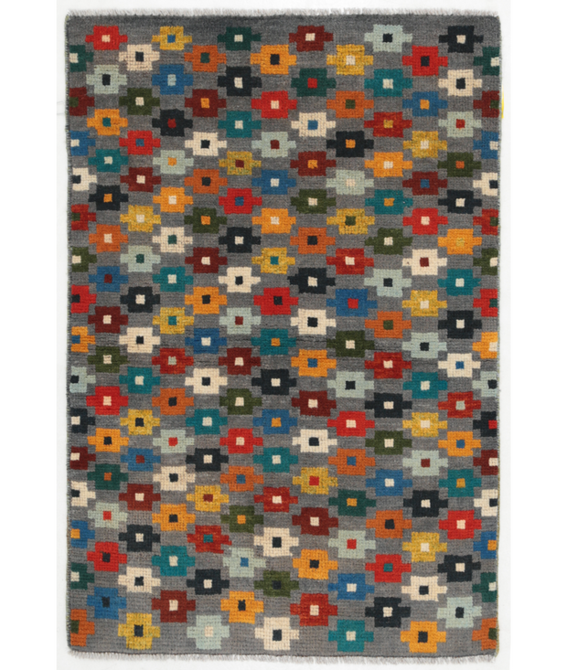 Hand Knotted Revival Wool Rug 2'  7" x 3'  11" - No. AT89462