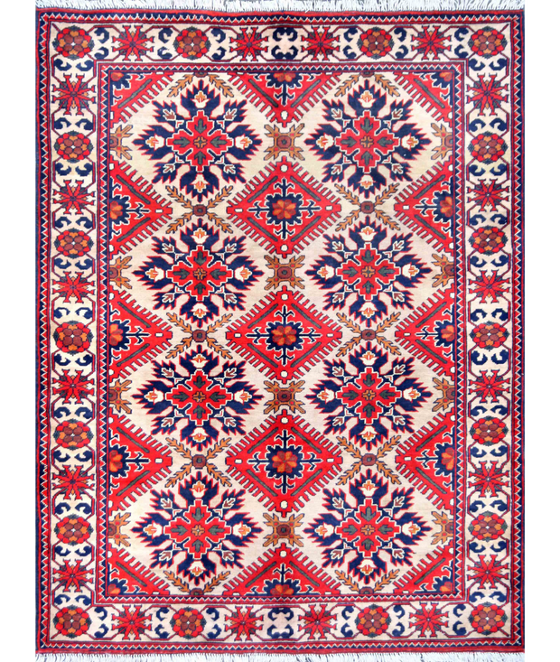 Hand Knotted Revival Wool Rug 5'  0" x 6'  7" - No. AT58362