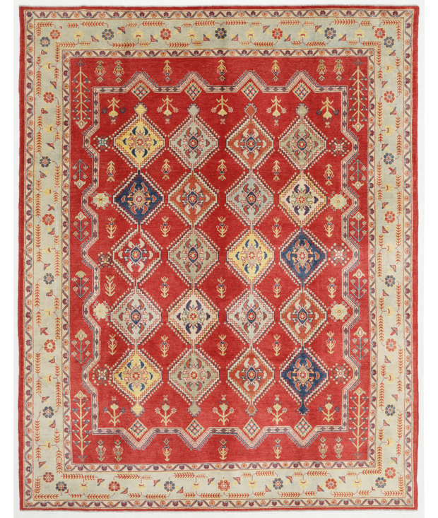 Hand Knotted Revival Wool Rug 9'  0" x 11'  5" - No. AT26198