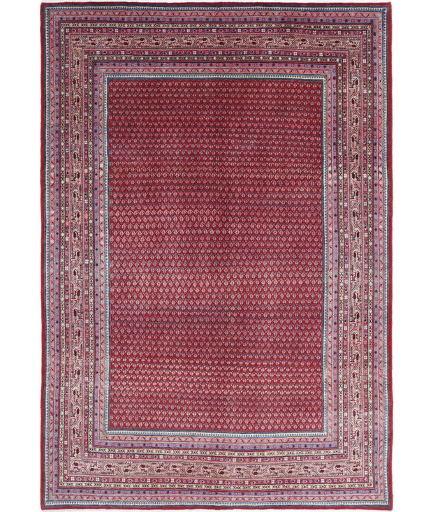Hand Knotted Oriental Mir Saraband Wool Rug 6' 10" x 10' 2" - No. AT47060