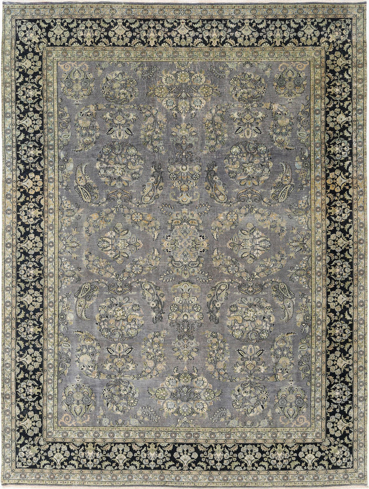 Pakistani Traditional Rug 8' 8" x 11' 6" Hand-Knotted | No. AT78338