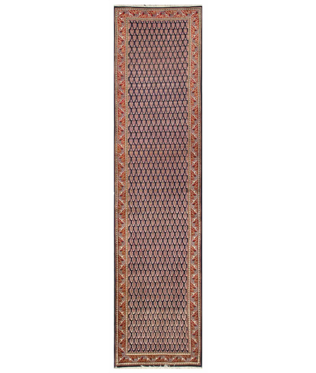 Hand Knotted Senneh Wool Rug 2'  11" x 12'  4" - No. AT96638