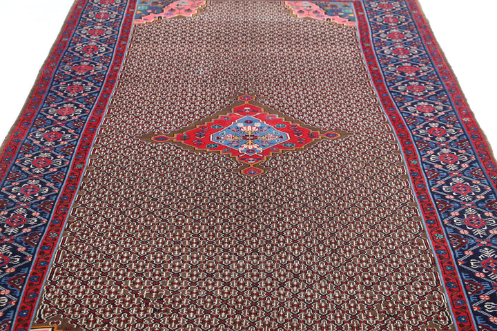 Afghan Oriental Rug 5' 2" x 9' 10" Hand-Knotted | No. AT89829