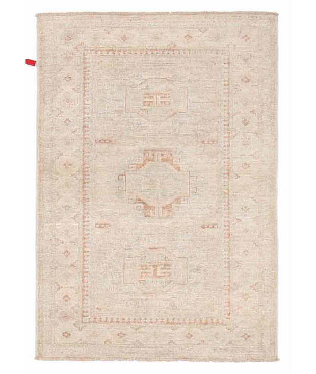 Hand Knotted Serenity Wool Rug 2'  8" x 3'  8" - No. AT58616