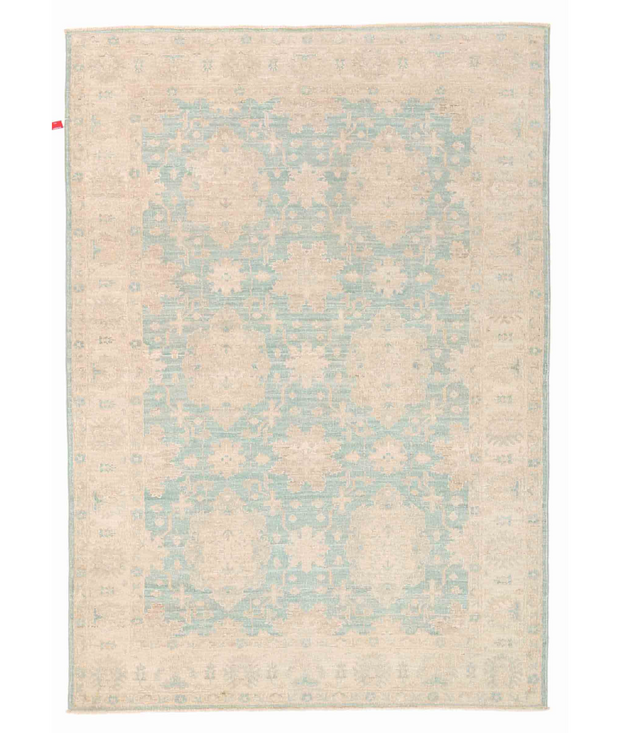 Hand Knotted Serenity Wool Rug 4'  0" x 5'  9" - No. AT61370