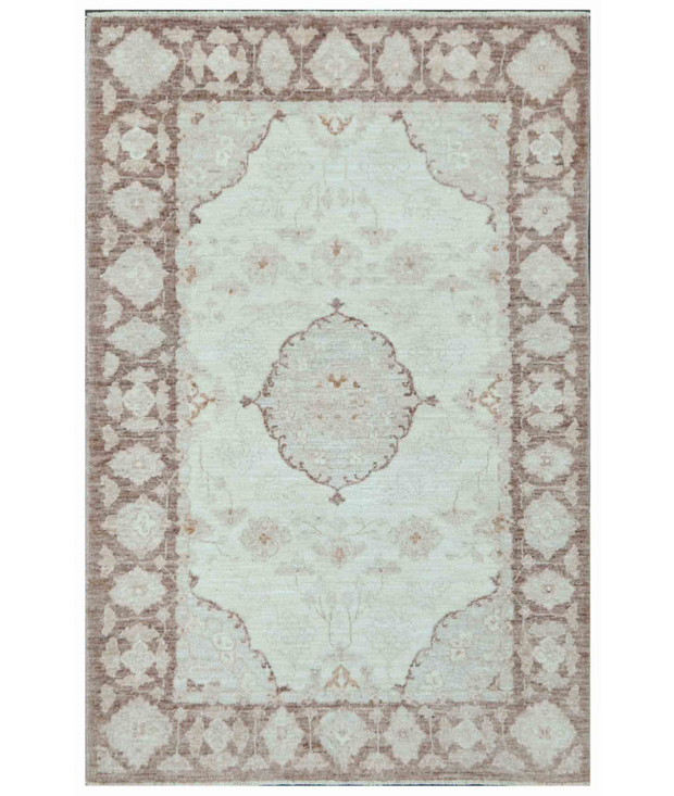 Hand Knotted Serenity Wool Rug 3'  10" x 5'  10" - No. AT74831