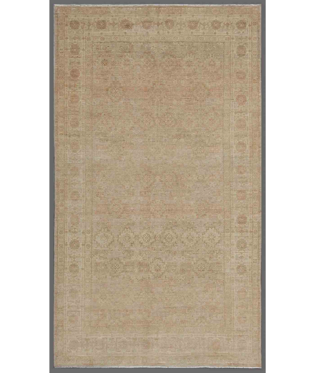 Hand Knotted Serenity Wool Rug 6'  2" x 11'  3" - No. AT23394