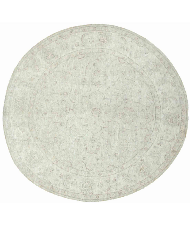 Hand Knotted Serenity Wool Rug 7'  8" x 7'  11" - No. AT35563