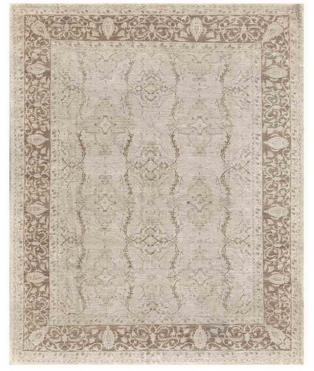 Hand Knotted Serenity Wool Rug 8'  1" x 9'  9" - No. AT65044