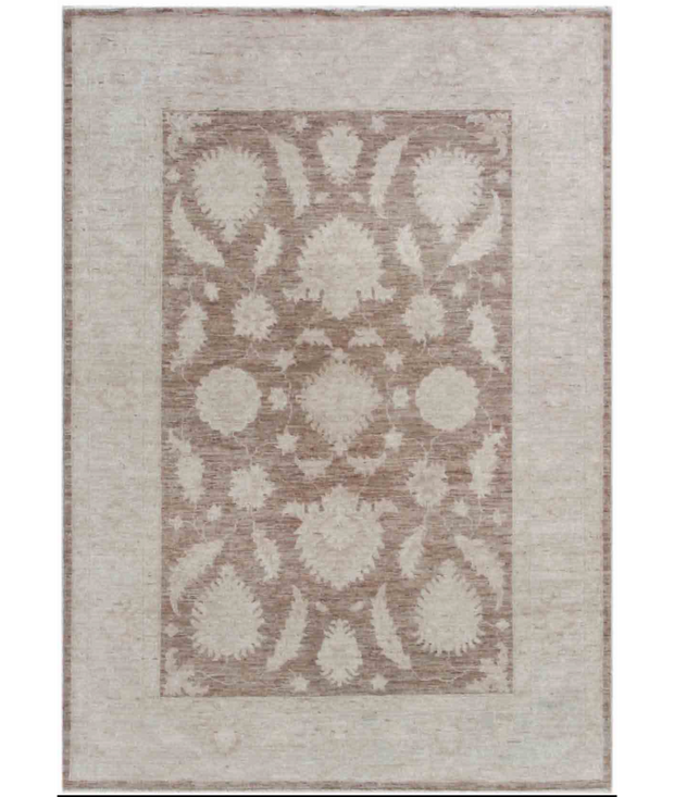 Hand Knotted Serenity Wool Rug 4'  0" x 5'  9" - No. AT29780