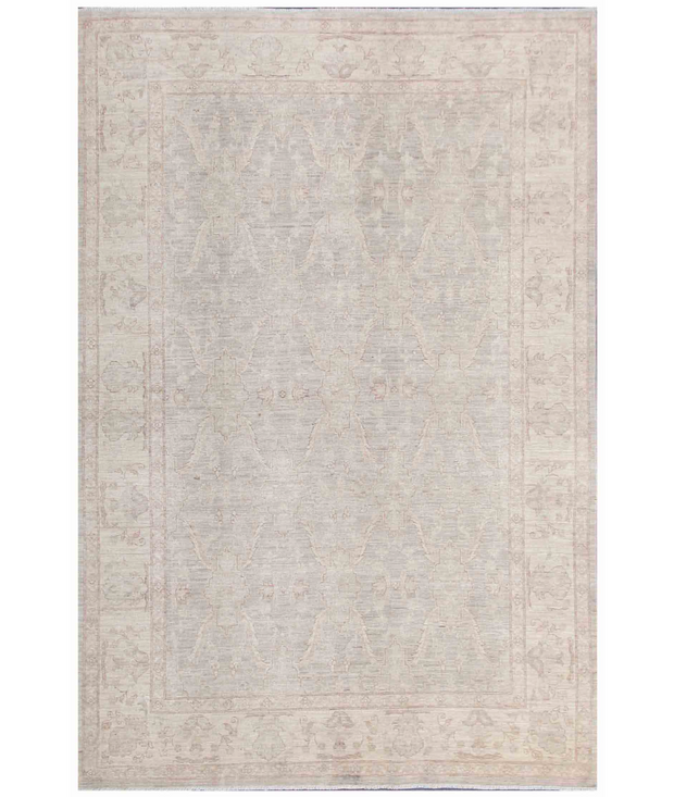 Hand Knotted Serenity Wool Rug 5'  10" x 8'  9" - No. AT56447