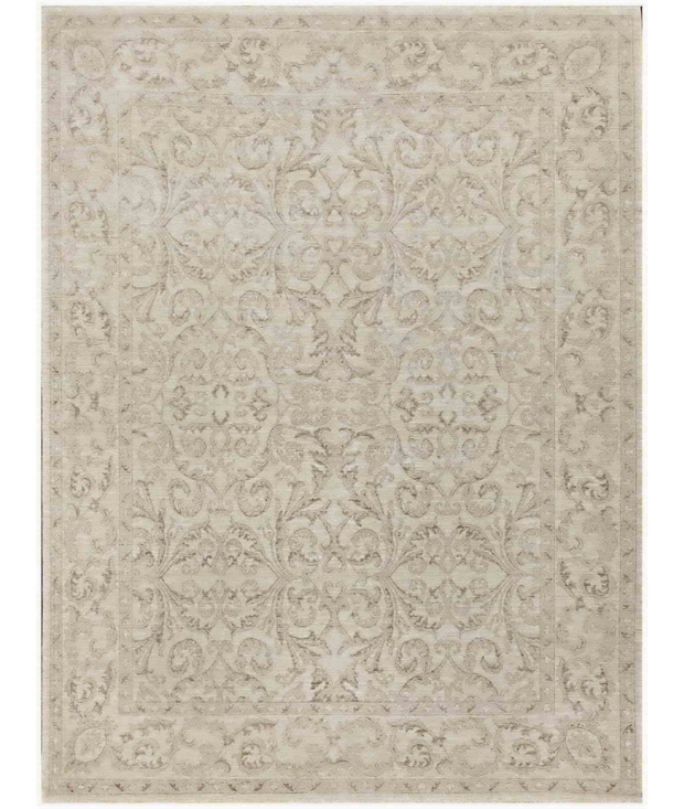 Hand Knotted Serenity Wool Rug 9'  1" x 11'  10" - No. AT17627