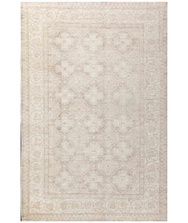 Hand Knotted Serenity Wool Rug 6'  2" x 9'  3" - No. AT52733