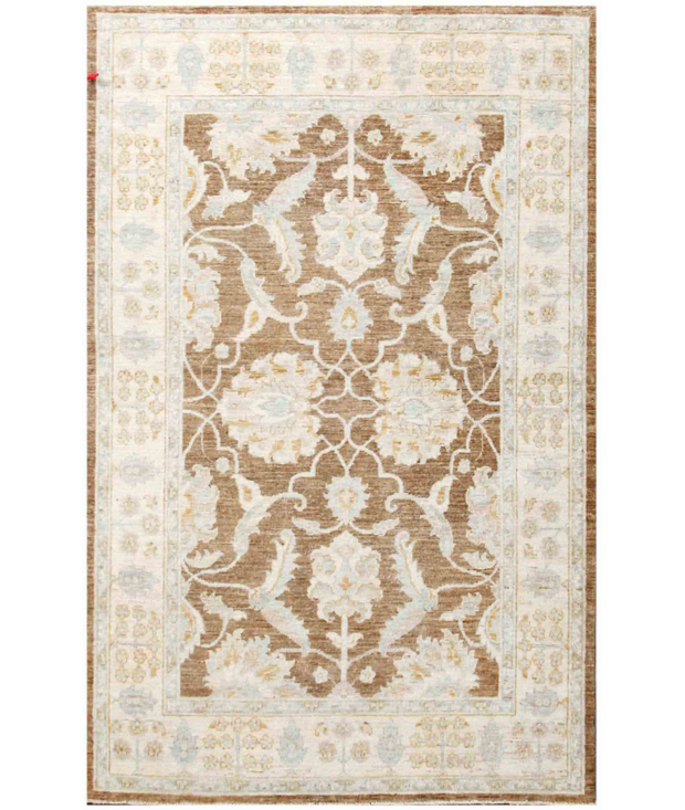 Hand Knotted Serenity Wool Rug 4'  1" x 6'  3" - No. AT46460