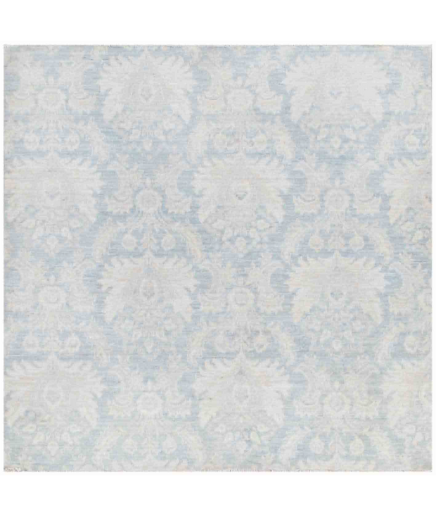 Hand Knotted Serenity Wool Rug 4'  8" x 4'  10" - No. AT68780