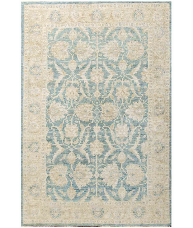 Hand Knotted Serenity Wool Rug 6'  0" x 8'  10" - No. AT49004