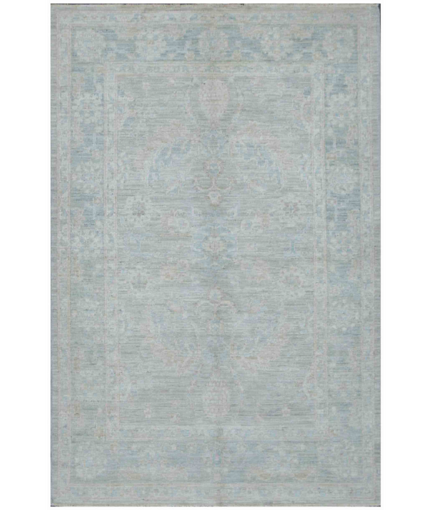 Hand Knotted Serenity Wool Rug 3'  10" x 5'  10" - No. AT81309