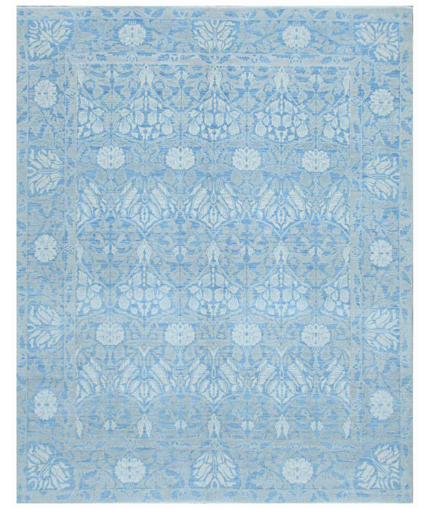 Hand Knotted Serenity Wool Rug 8'  2" x 10'  3" - No. AT67896