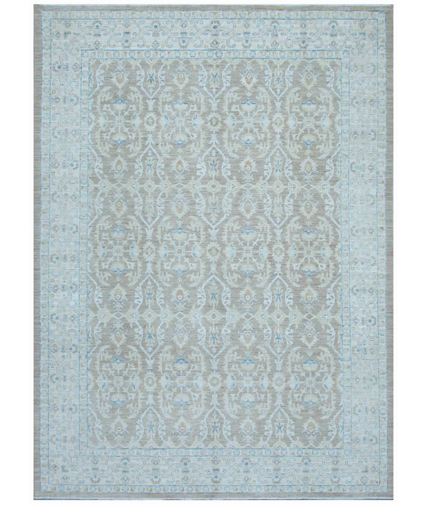 Hand Knotted Serenity Wool Rug 8'  11" x 12'  3" - No. AT71403