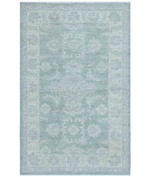 Hand Knotted Serenity Wool Rug 3'  2" x 4'  11" - No. AT28604
