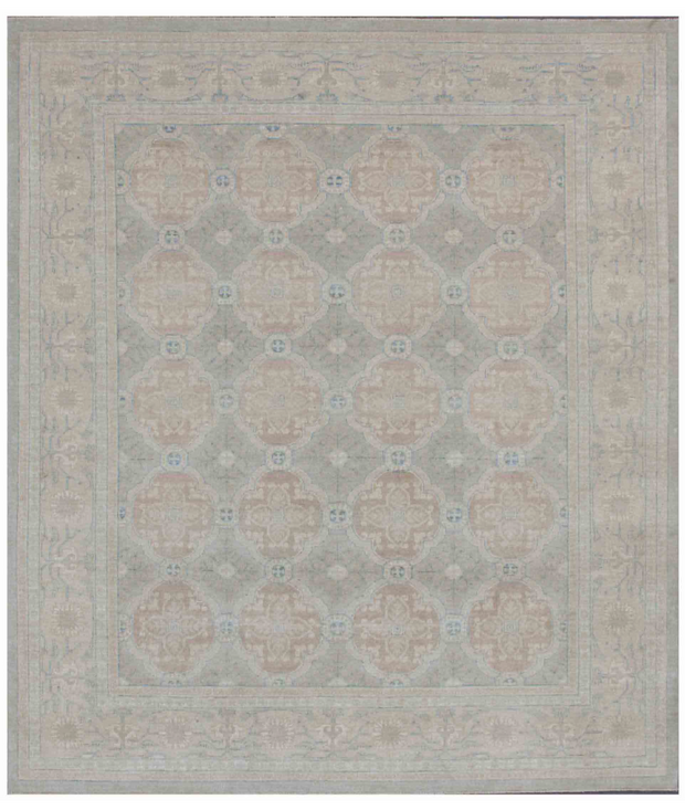 Hand Knotted Serenity Wool Rug 8'  0" x 9'  0" - No. AT84382
