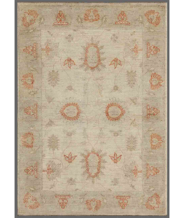 Hand Knotted Serenity Wool Rug 4'  1" x 5'  9" - No. AT67827