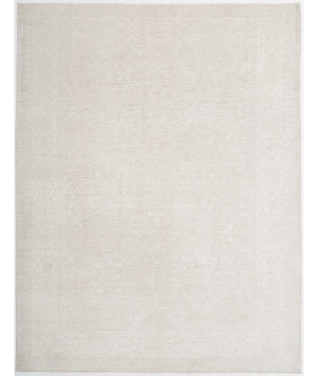 Hand Knotted Serenity Wool Rug 9'  2" x 12'  3" - No. AT18262