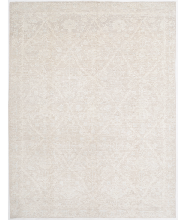 Hand Knotted Serenity Wool Rug 9'  1" x 12'  2" - No. AT11213