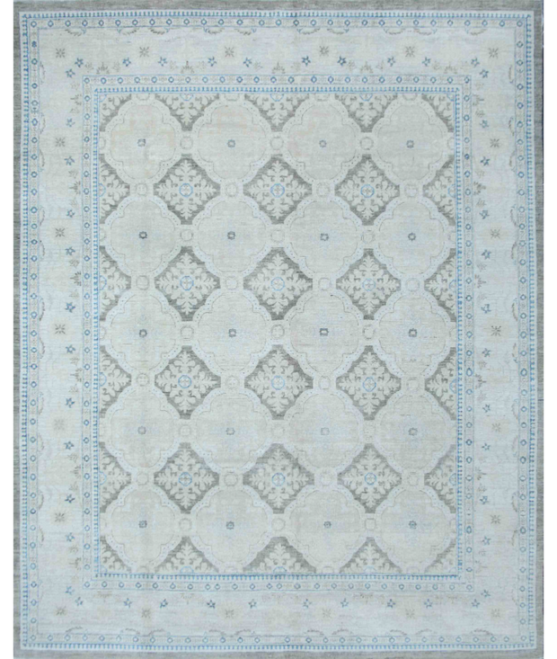 Hand Knotted Serenity Wool Rug 8'  1" x 10'  2" - No. AT36368