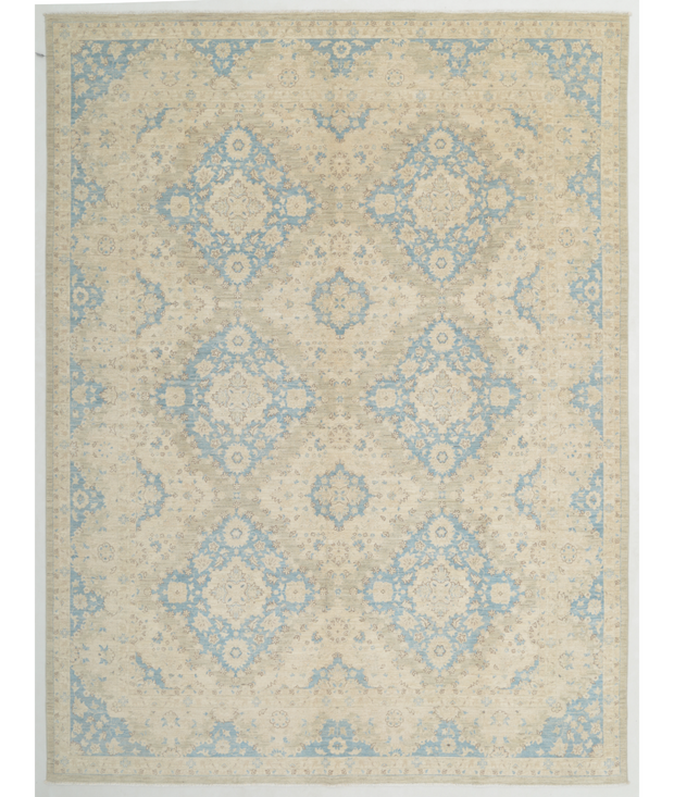 Hand Knotted Serenity Wool Rug 9'  1" x 12'  1" - No. AT61445