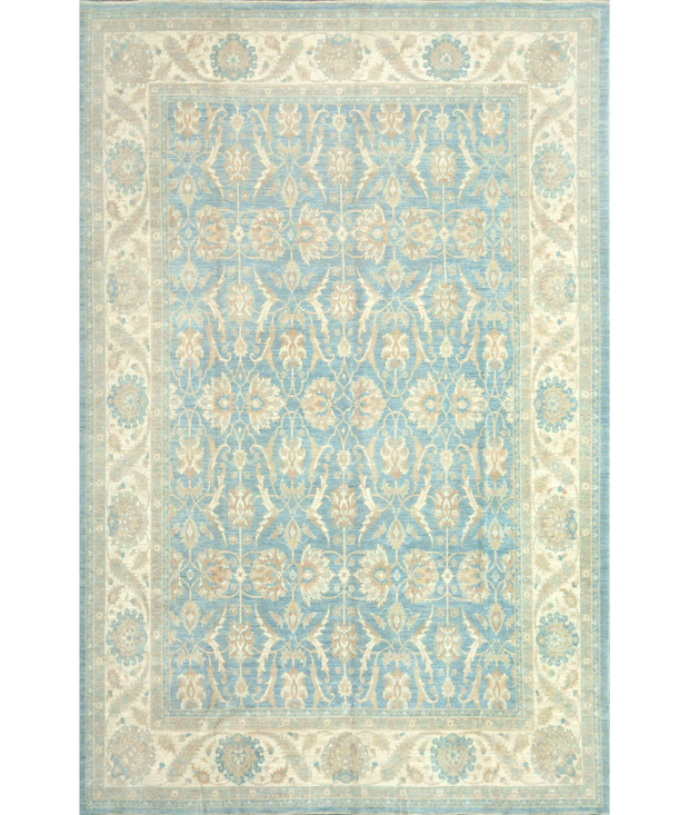 Hand Knotted Serenity Wool Rug 9'  2" x 12'  2" - No. AT47166