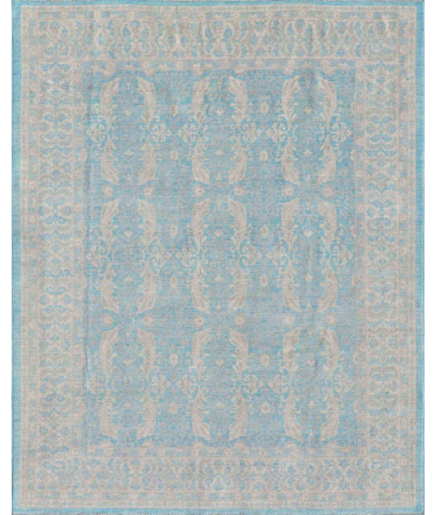 Hand Knotted Serenity Wool Rug 8'  1" x 10'  0" - No. AT94182