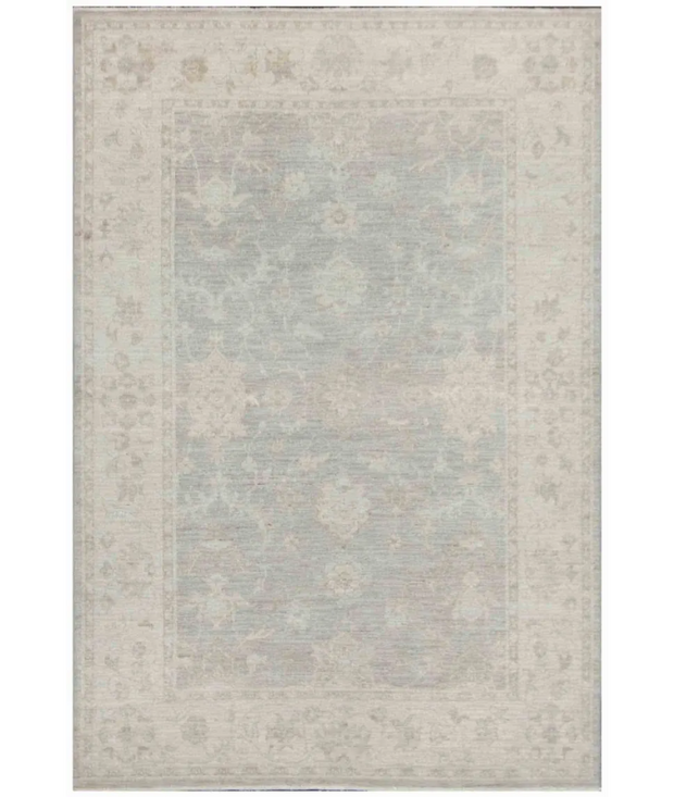 Hand Knotted Serenity Wool Rug 4'  0" x 5'  10" - No. AT37933