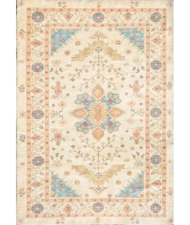 Hand Knotted Serenity Wool Rug 5'  9" x 8'  0" - No. AT10811