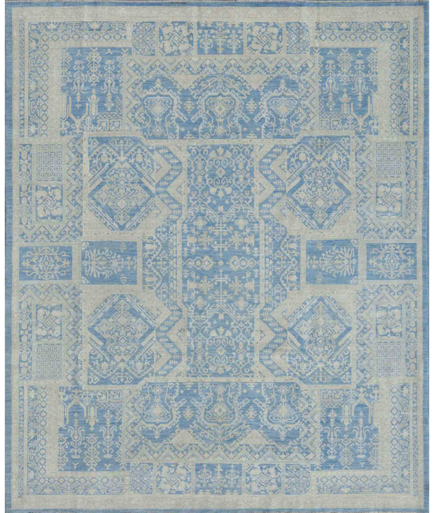 Hand Knotted Serenity Wool Rug 8'  4" x 10'  1" - No. AT20308