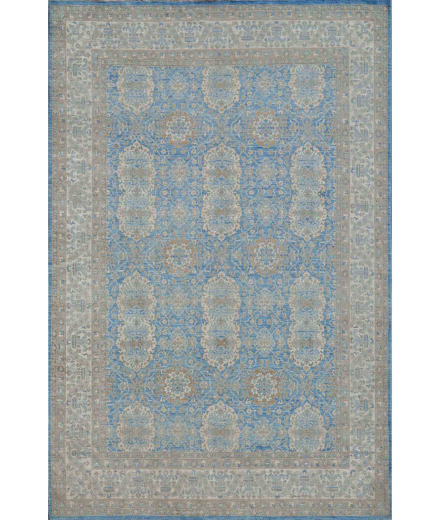 Hand Knotted Serenity Wool Rug 9'  0" x 13'  3" - No. AT51098