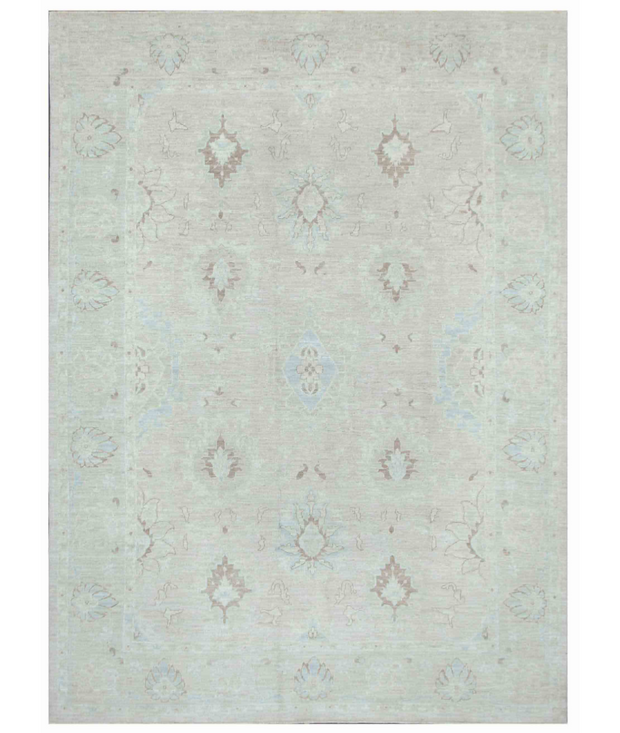 Hand Knotted Serenity Wool Rug 8'  4" x 11'  6" - No. AT38939