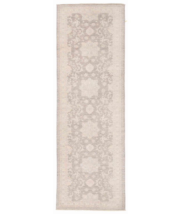 Hand Knotted Serenity Wool Rug 4'  1" x 12'  7" - No. AT68500