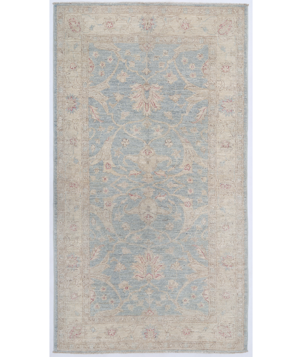Hand Knotted Serenity Wool Rug 3'  5" x 6'  0" - No. AT20467
