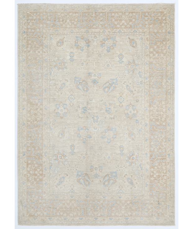 Hand Knotted Serenity Wool Rug 6'  2" x 8'  7" - No. AT70721