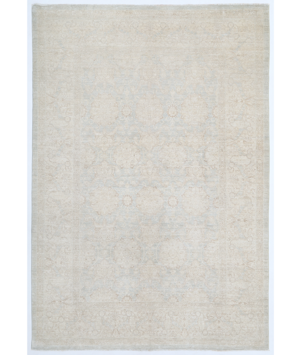 Hand Knotted Serenity Wool Rug 6'  2" x 8'  11" - No. AT84574